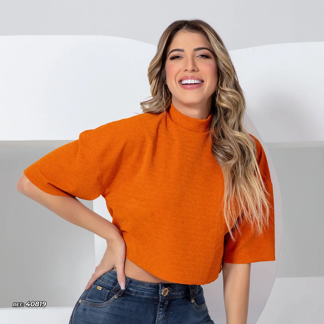 PL REPRESENTAÇÃO MALHA WOMEN CROPPED TOP - 40819 5 PL REPRESENTAÇÃO MALHA WOMEN CROPPED TOP - 40819