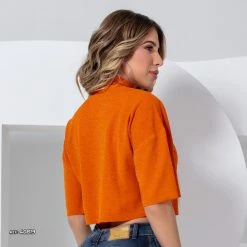 PL REPRESENTAÇÃO MALHA WOMEN CROPPED TOP - 40819