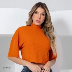 PL REPRESENTAÇÃO MALHA WOMEN CROPPED TOP - 40819