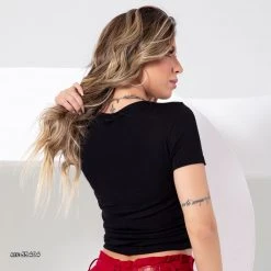 PL MALHA Puckered Top Black - 59404 7 PL MALHA Puckered Top Black - 59404