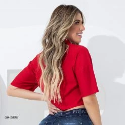 PL REPRESENTAÇÃO MALHA Turbo Collection WOMEN SHORT SLEEVE BLOUSE - 40933 12 PL REPRESENTAÇÃO MALHA Turbo Collection WOMEN SHORT SLEEVE BLOUSE - 40933