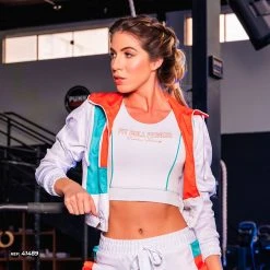 PL FITNESS Women Pit Bull Jeans Windbreaker - 41489