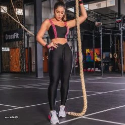 PL FITNESS Black Legging Fit Pants - 41459 Women 10 PL FITNESS Black Legging Fit Pants - 41459 Women