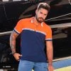 PL MALHA Color Block Men's Polo - 60005 Conecte-Se