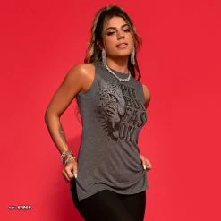 PL MALHA Tank Top Animal Face Pit Bull - 61866 Movement