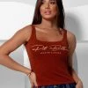 PL MALHA 59828 - Women's Tank Top Fitted Glamour 2 PL MALHA 59828 - Women's Tank Top Fitted Glamour