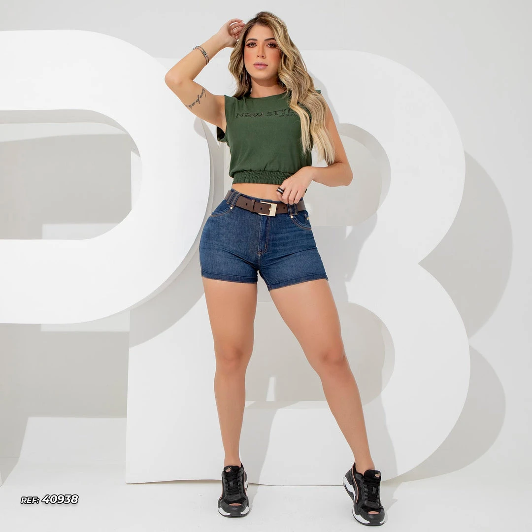 REPRESENTAÇÃO JEANS WOMEN HIGH RISE SHORT - 40938 Turbo Collection 9 REPRESENTAÇÃO JEANS WOMEN HIGH RISE SHORT - 40938 Turbo Collection