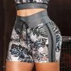 PL FITNESS Fit Floral Short - 41454