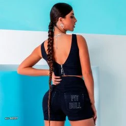 REPRESENTAÇÃO JEANS Women High Waisted Denim Shorts - 60157 9 REPRESENTAÇÃO JEANS Women High Waisted Denim Shorts - 60157