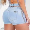 REPRESENTAÇÃO JEANS Short With Opening At The Waist - 60163 Women