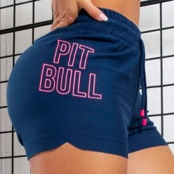 PL FITNESS 64453 - Fitness Short With Logomania NEWS