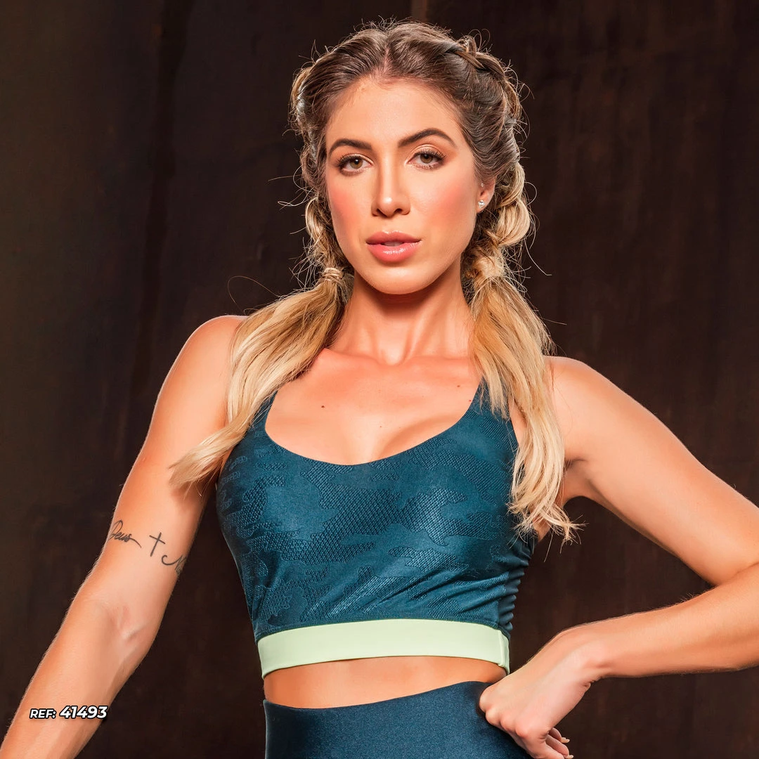 PL FITNESS Camouflage Fitness Top - 41493 3 PL FITNESS Camouflage Fitness Top - 41493