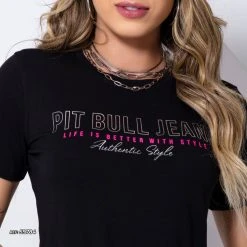 PL MALHA Women's T-shirt With Pit Bull Logo - 59784
