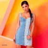 REPRESENTAÇÃO JEANS Bicolor Jeans Dress - 60555 Women