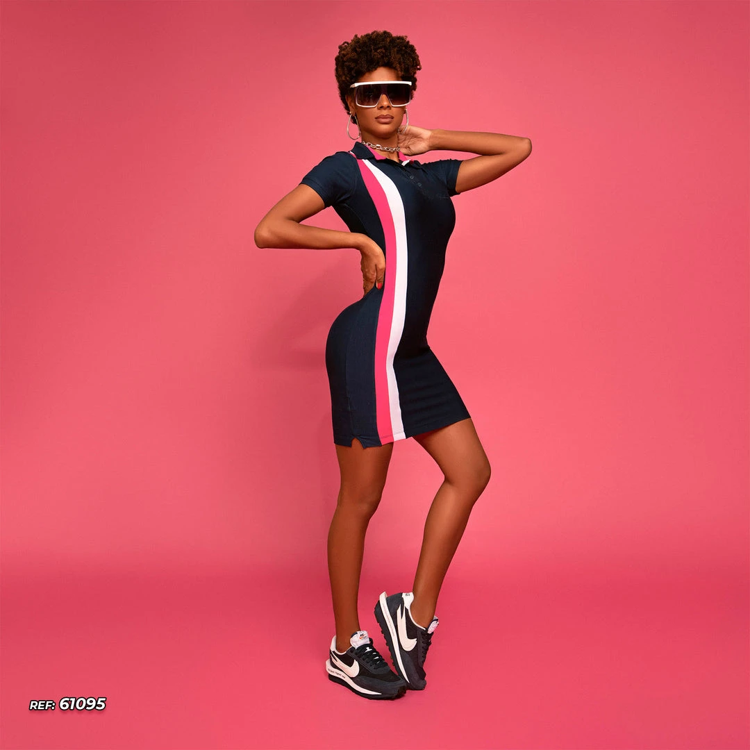 PL MALHA Movement Polo Dress Perfect Fit With Short Sleeves - 61095 8 PL MALHA Movement Polo Dress Perfect Fit With Short Sleeves - 61095