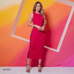 AQUISIÇÃO TRICOT Sexy Knit Midi Dress Shaper With Logomania - 63230 Women